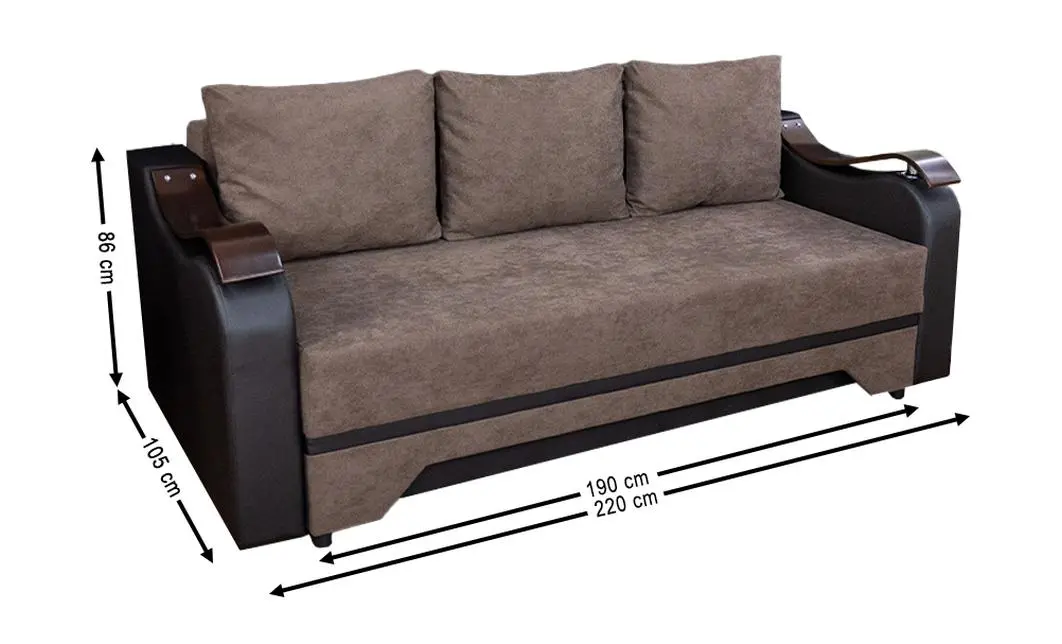 Canapea Extensibilă Sally Memory Max, Maro 2
