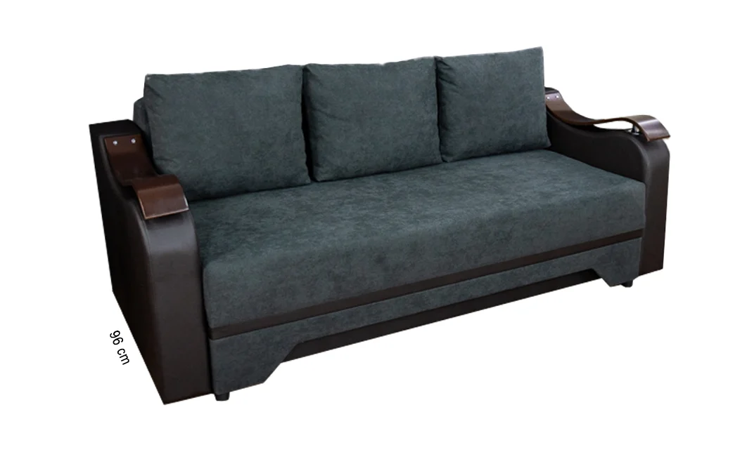 Canapea Extensibilă Sally Memory Mini, Gri inchis
