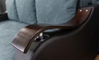 Canapea Extensibilă Sally Memory Mini, Gri antracit