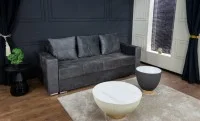 Canapea Extensibilă Vegas Bonell Max, Gri inchis