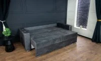 Canapea Extensibilă Vegas Bonell Mini, Gri inchis 4