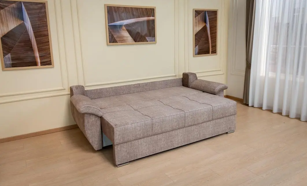 Canapea Extensibila Milano Memory Max, Cappuccino 3
