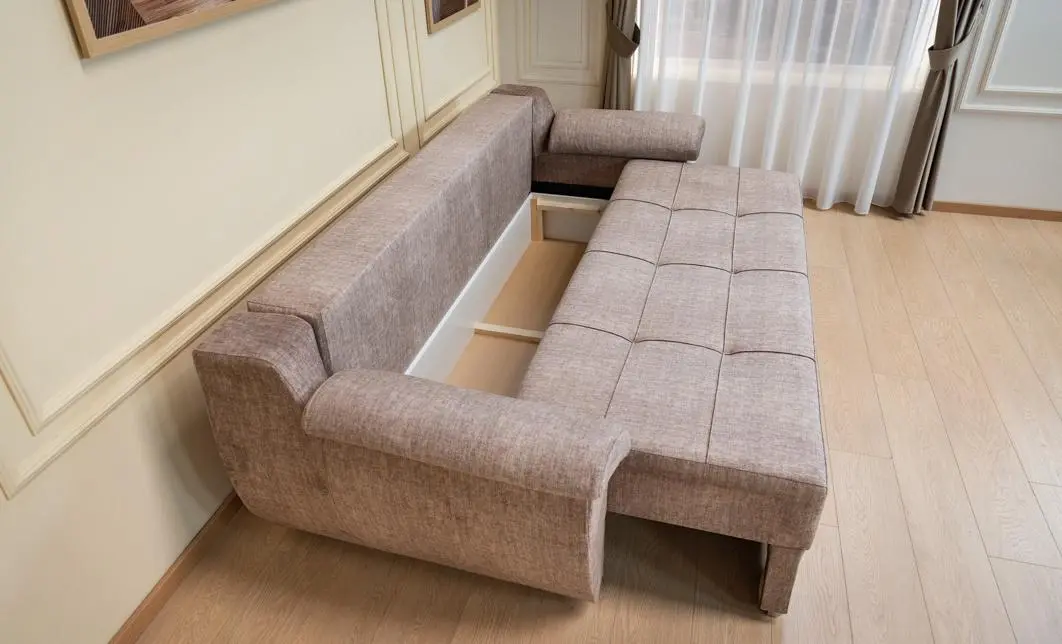 Canapea Extensibila Milano Memory Max, Cappuccino 4