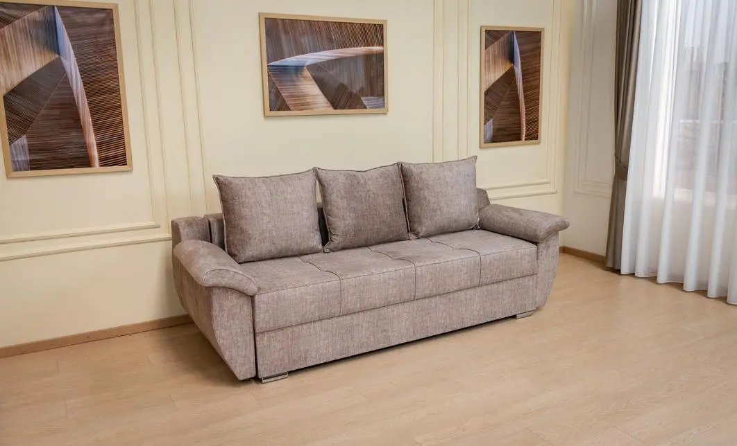 Canapea Extensibila Milano Memory Max, Cappuccino 8