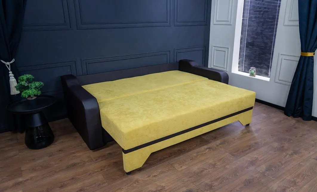 Canapea Extensibilă Royal Bonell Mini, Muștar 7