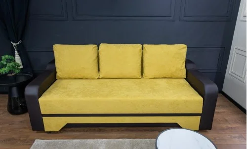 Canapea Extensibilă Royal Bonell Mini, Muștar
