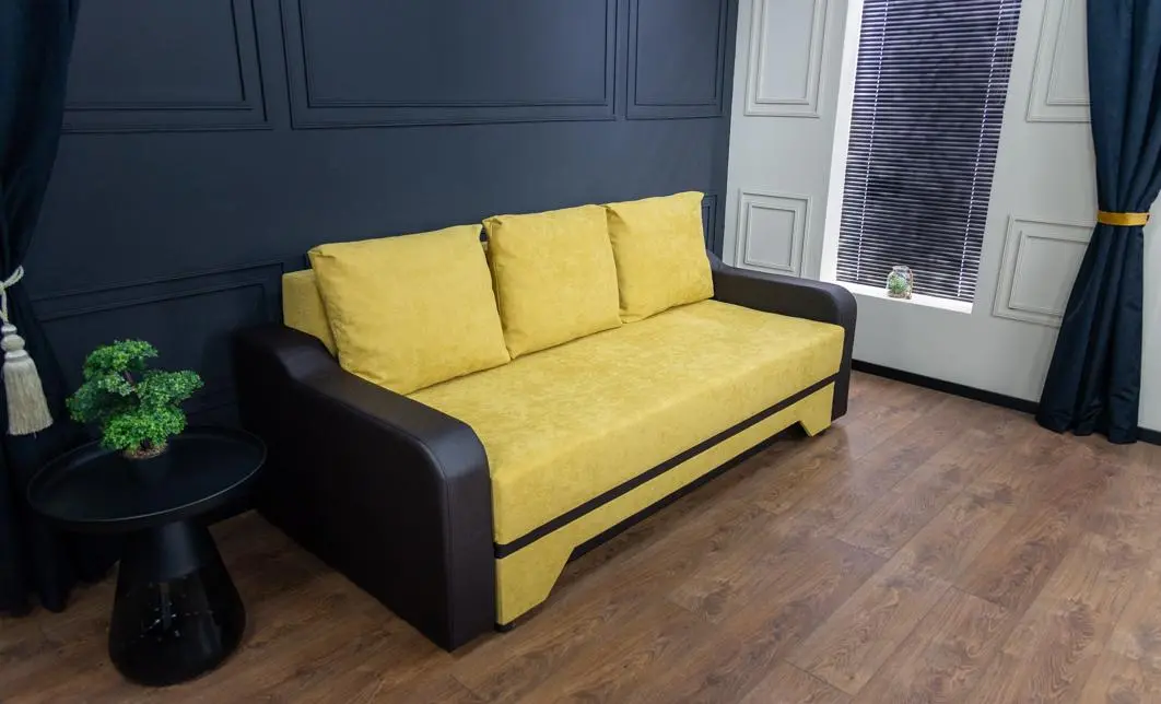 Canapea Extensibilă Royal Bonell Mini, Muștar
