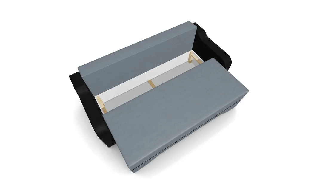 Canapea Extensibila Royal Mini, Gri albastrui 7
