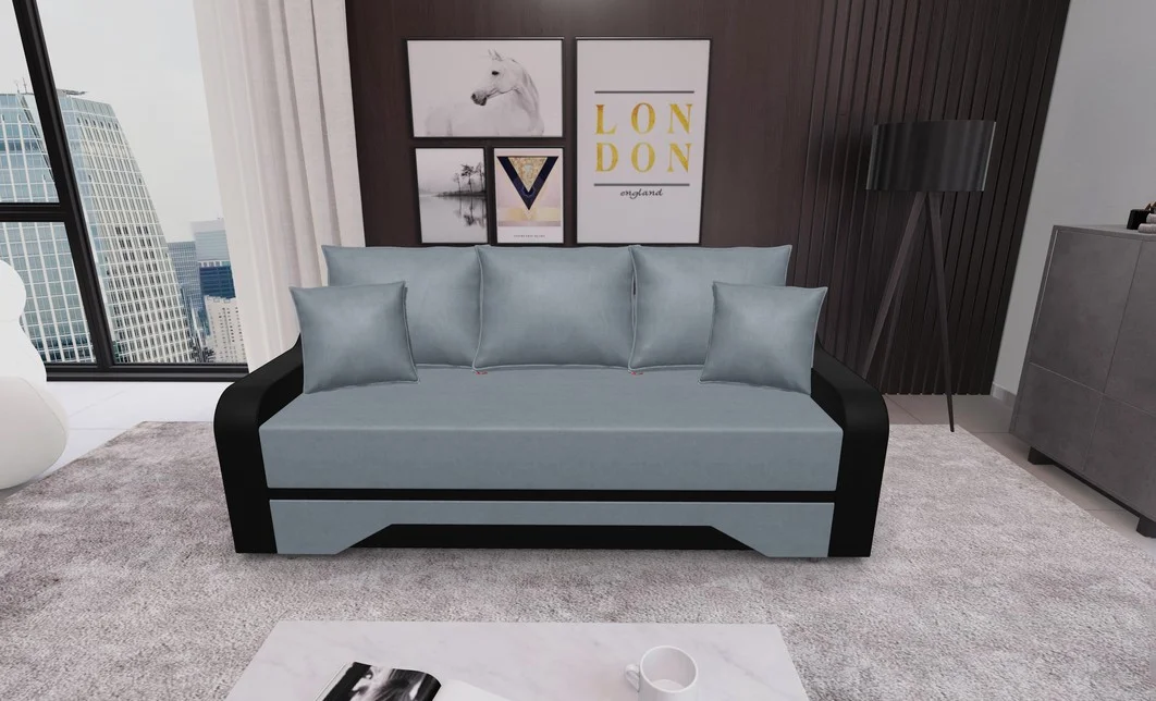 Canapea Extensibila Royal Mini, Gri albastrui 1
