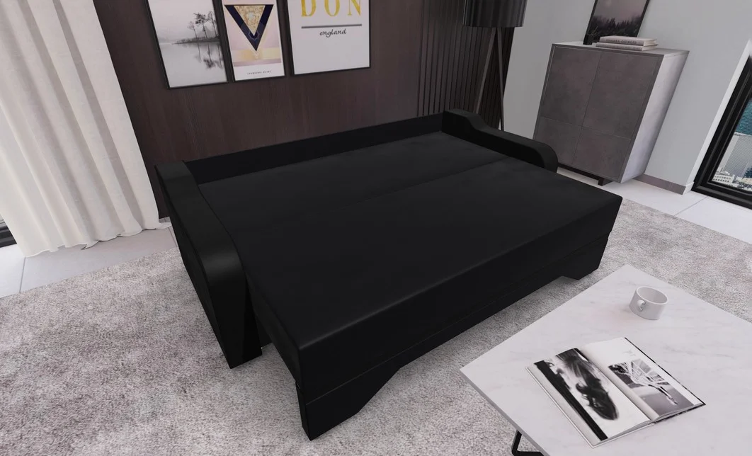 Canapea Extensibila Royal Mini, Negru 3