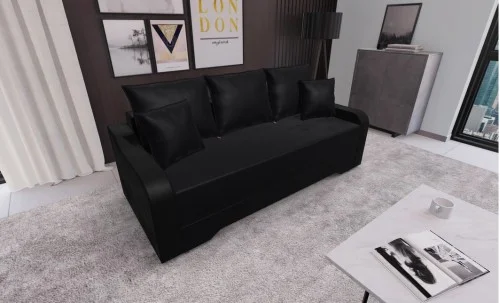 Canapea Extensibila Royal Mini, Negru
