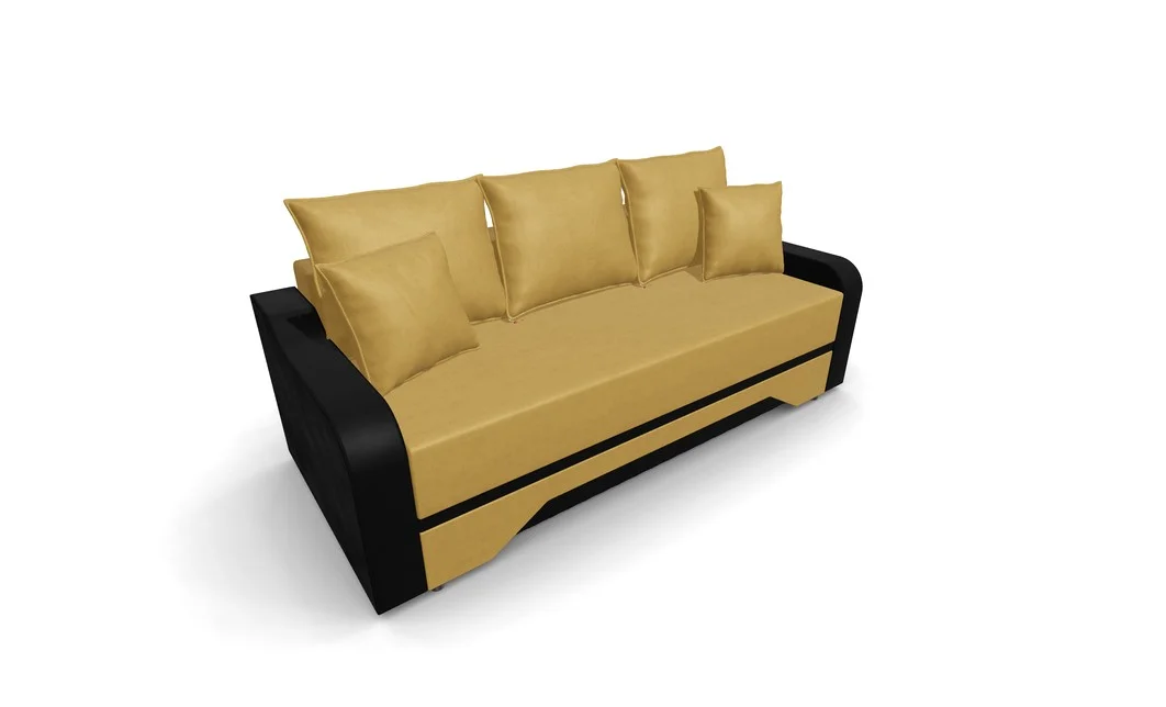 Canapea Extensibila Royal Mini, Mustar 5