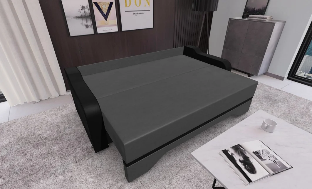 Canapea Extensibila Royal Mini, Gri inchis 3