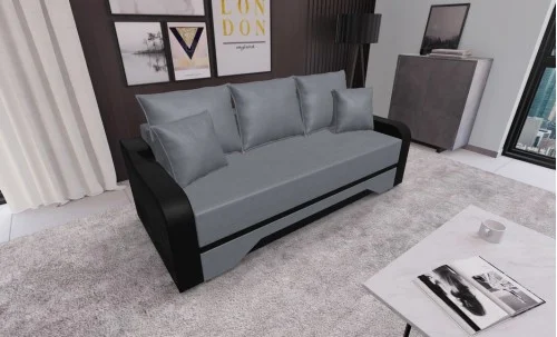 Canapea Extensibila Royal Mini, Gri antracit