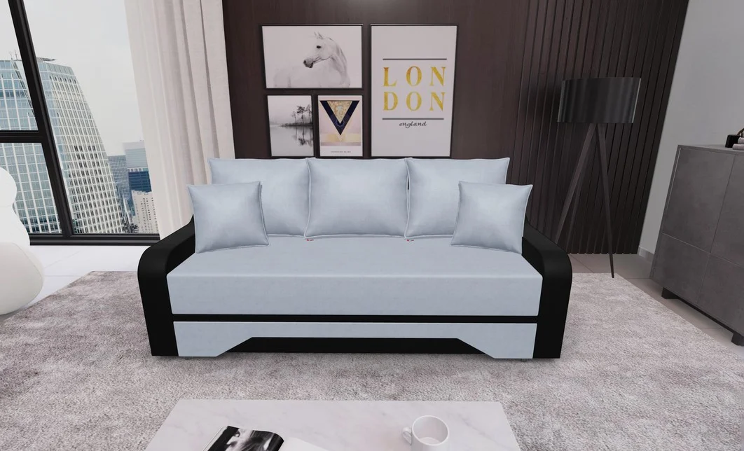 Canapea Extensibila Royal Mini, Argintiu