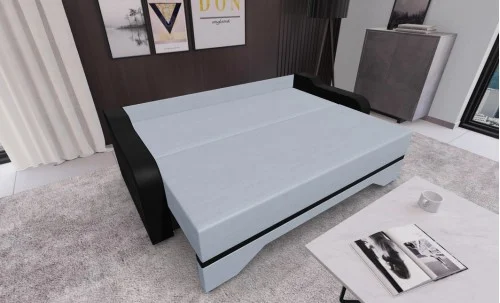 Canapea Extensibila Royal Mini, Argintiu