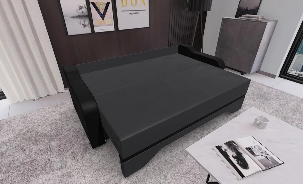 Canapea Extensibila Royal Mini, Gri carbune 3