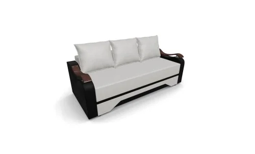 Canapea Extensibila Sally Mini, Bej deschis/Negru