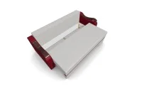 Canapea Extensibila Sally Mini, Bej deschis/Rosu 8