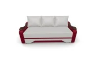 Canapea Extensibila Sally Mini, Bej deschis/Rosu 7
