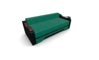 Canapea Extensibila Sally Mini, Verde/Negru 7