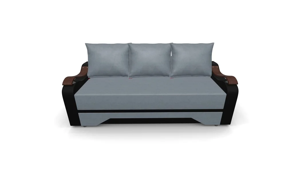 Canapea Extensibila Sally Mini, Gri albastrui/Negru 8