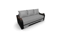 Canapea Extensibila Sally Mini, Gri/Negru 8