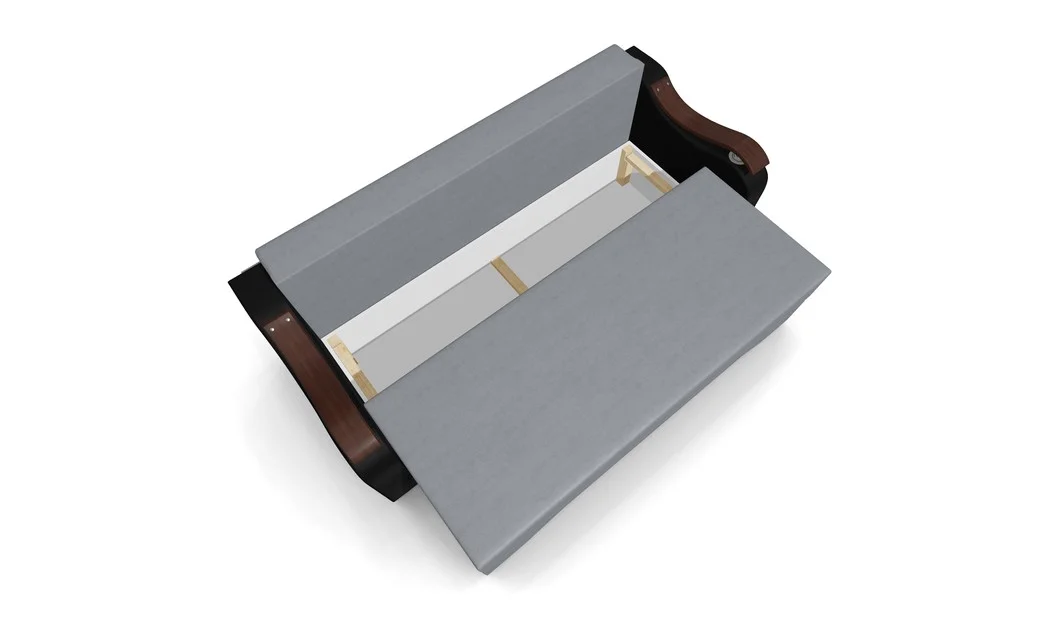 Canapea Extensibila Sally Mini, Gri/Negru 8