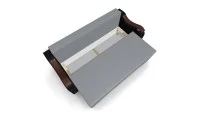 Canapea Extensibila Sally Mini, Gri/Negru 8