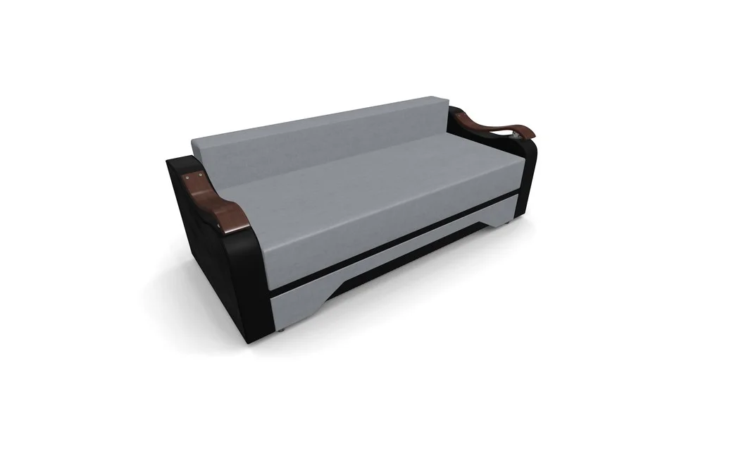 Canapea Extensibila Sally Mini, Gri/Negru 5