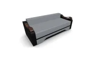 Canapea Extensibila Sally Mini, Gri/Negru 5