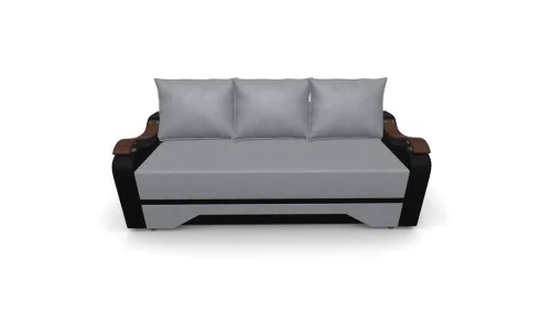 Canapea Extensibila Sally Mini, Gri/Negru