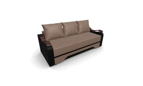 Canapea Extensibila Sally Mini, Maro/Negru