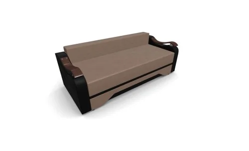 Canapea Extensibila Sally Mini, Maro/Negru