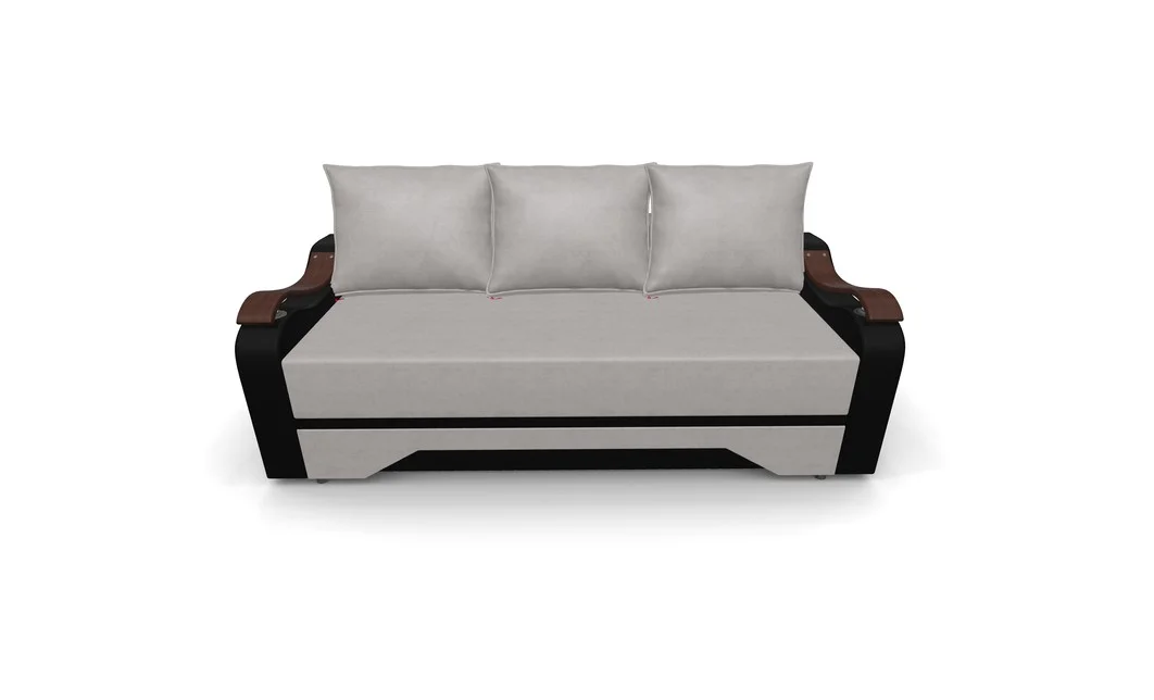 Canapea Extensibila Sally Mini, Crem/Negru 7