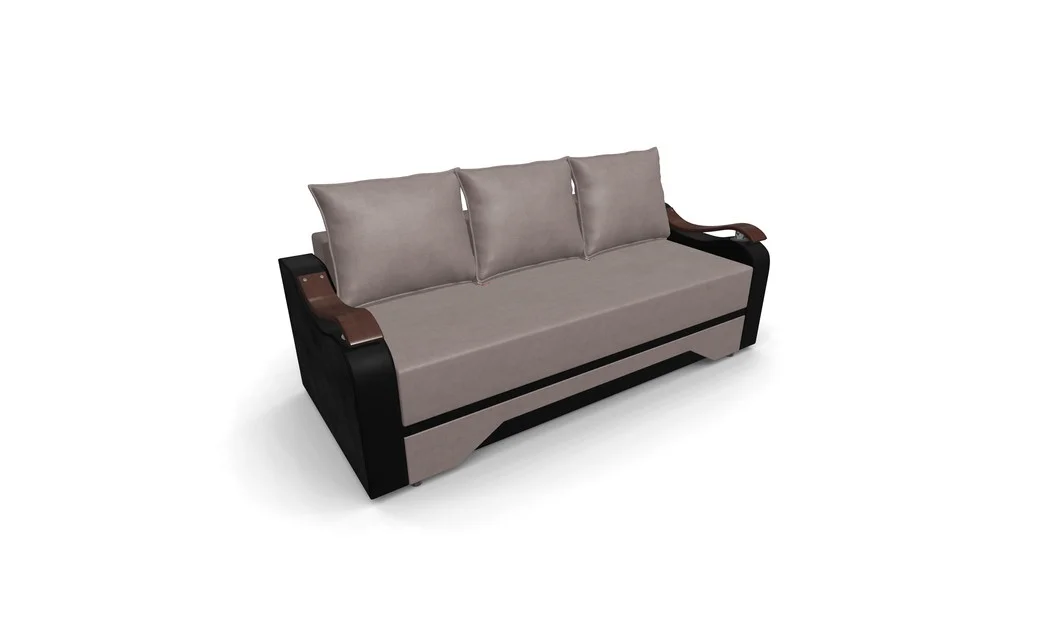 Canapea Extensibila Sally Mini, Maro deshis/Negru 6