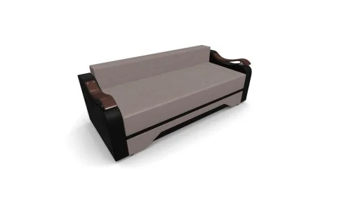 Canapea Extensibila Sally Mini, Maro deshis/Negru