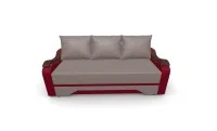 Canapea Extensibila Sally Mini, Maro deshis/Rosu 6