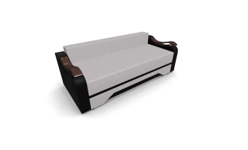 Canapea Extensibila Sally Mini, Crem/Negru