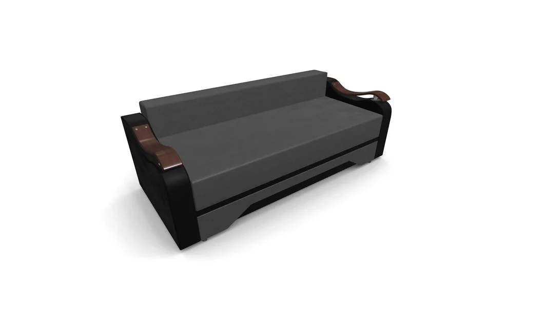 Canapea Extensibila Sally Mini, Gri inchis/Rosu 7