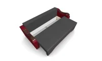Canapea Extensibila Sally Mini, Gri inchis/Negru 6