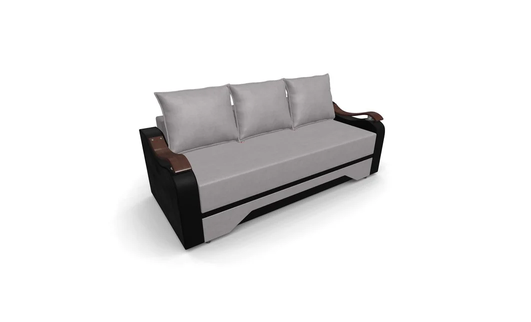 Canapea Extensibila Sally Mini, Bej/Negru 8