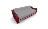 Canapea Extensibila Sally Mini, Bej/Rosu 5
