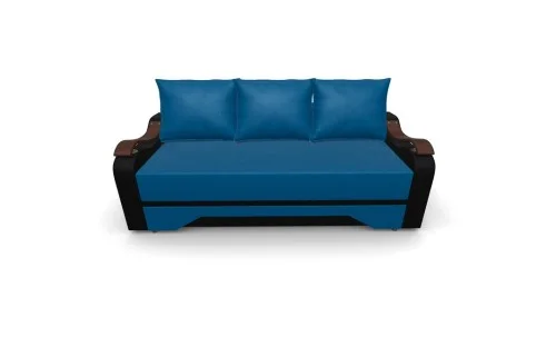Canapea Extensibila Sally Mini, Turquaz/Negru