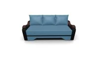 Canapea Extensibila Sally Mini, Albastru deschis/Negru 8