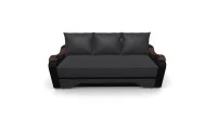 Canapea Extensibila Sally Mini, Gri carbune/Negru 5