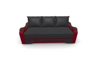 Canapea Extensibila Sally Mini, Gri carbune/Rosu 8