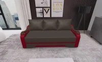 Canapea Extensibila Sally Mini, Maro/Rosu 1