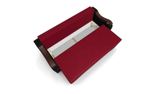 Canapea Extensibila Sally Mini, Rosu/Negru