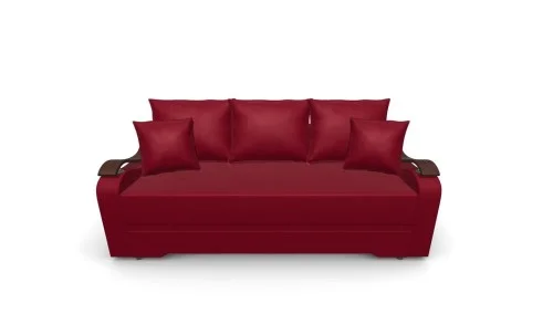 Canapea Extensibila Sally Mini, Rosu/Rosu